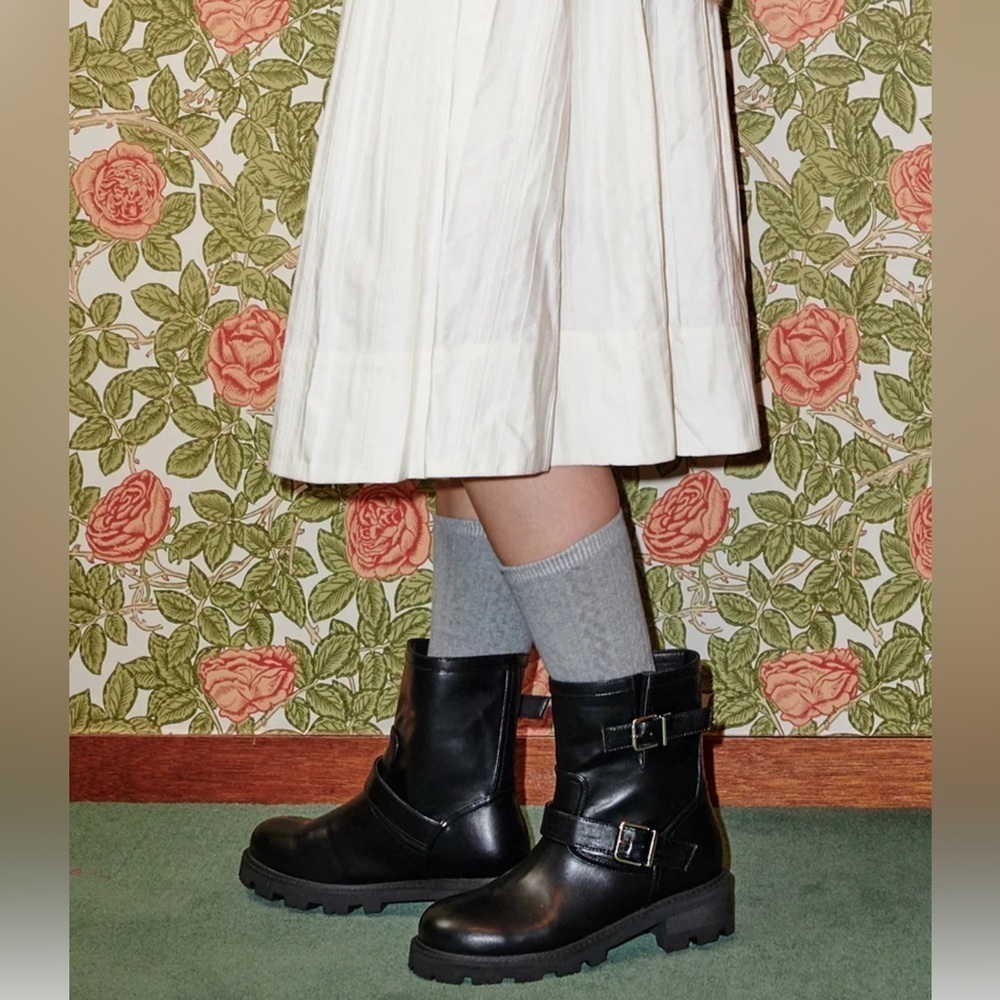 Madden Girl Fareway Paris Buckle Ankle Moto Boots - Picture 3 of 9